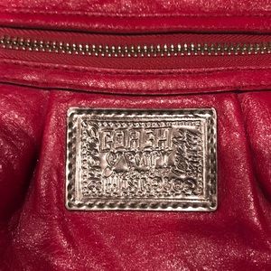 Hot pink Coach purse